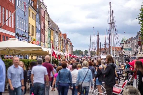 Nyhavn en Copenhague, Dinamarca — Foto de Stock