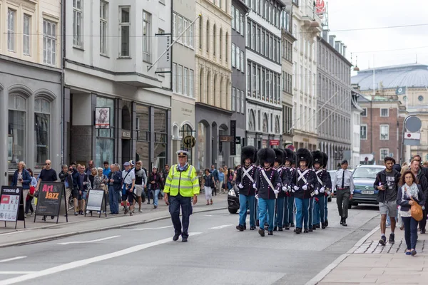 Guardia Reale Danese a Copenaghen — Foto Stock