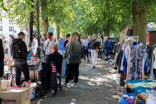 Loppmarknad i Köpenhamn — Stockfoto