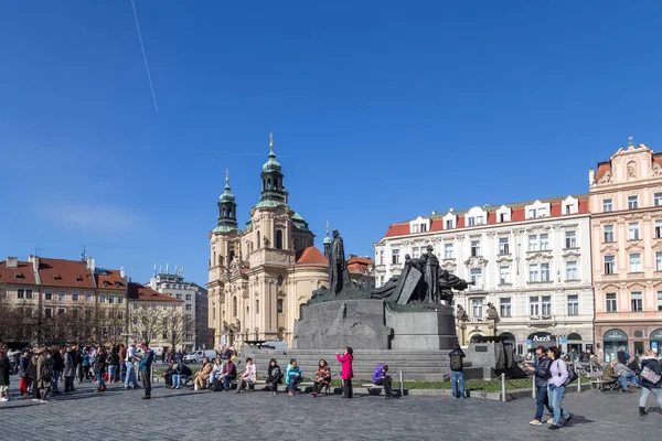 Plaza de la Ciudad Vieja en Praga — Foto de Stock