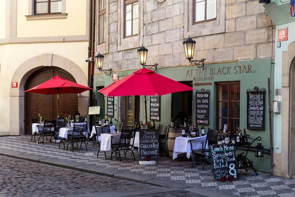 Ресторан в Праге — стоковое фото