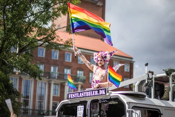 Desfile do Orgulho de Copenhaga 2017 — Fotografia de Stock