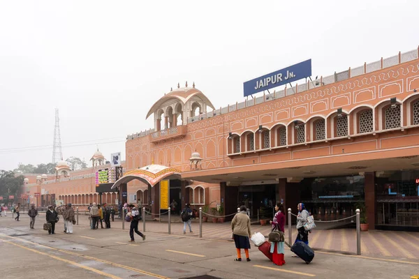 Σιδηροδρομικός σταθμός Jaipur Junction, Ινδία — Φωτογραφία Αρχείου