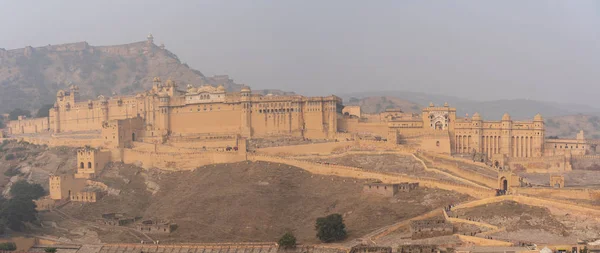 Бурштин фортецю в Джайпурі, Сполучені Штати Америки — стокове фото
