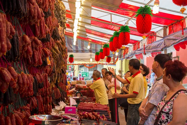 싱가포르의 차이나타운 시장 — 스톡 사진