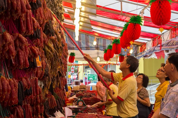 Mercado em Chinatown, Singapura — Fotografia de Stock