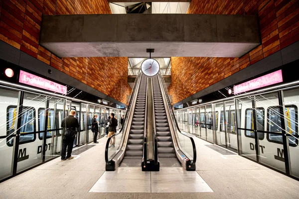 Estação de Metro de Copenhaga — Fotografia de Stock