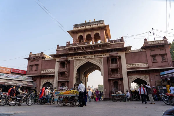Portão para Sardar Market em Jodhpur, Índia — Fotografia de Stock