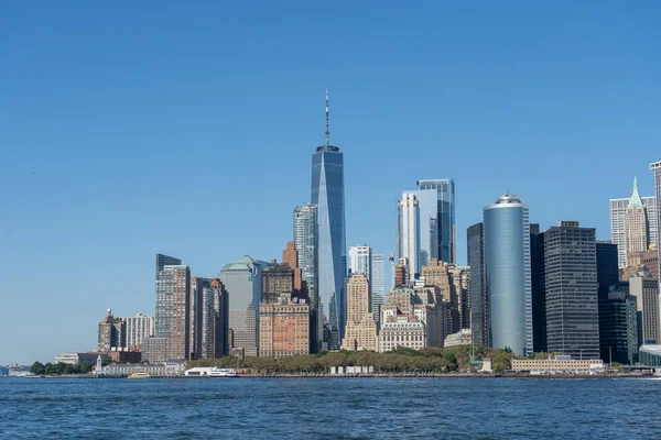 Lägre Manhattan Skyline, Nyc, Usa — Stockfoto
