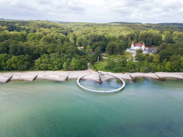 Aarhus'taki Sonsuzluk Köprüsü, Danimarka — Stok fotoğraf