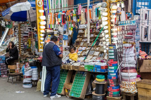 Mercato di strada a La Paz, Bolivia — Foto Stock