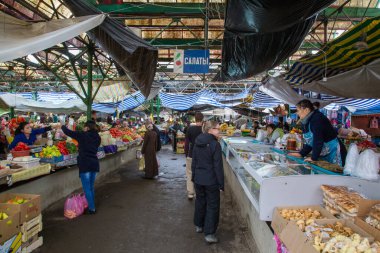 Bişkek, Kırgızistan'ın Osh Bazaarı