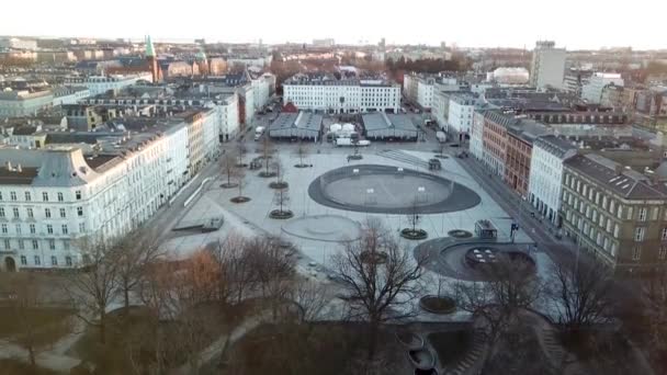 Israelels Plads en Copenhague, Dinamarca — Vídeos de Stock