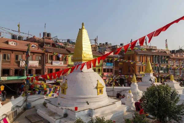 Boudhanath Stupa in Kathmandu, Nepal — Stockfoto