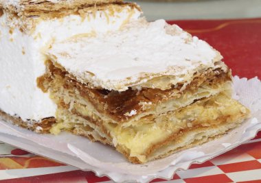 Ön plan yağlı kek