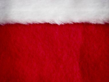 Santa Claus şapka doku
