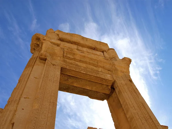 Szíria-ban Palmüra romjai — Stock Fotó