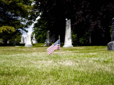 New York'ta yeşil-ahşap Mezarlığı