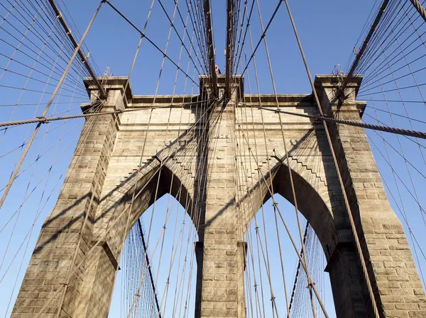 Puente de Brooklyn en Nueva York —  Fotos de Stock