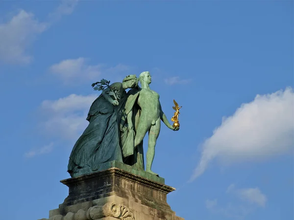 Plac Bohaterów w Budapeszcie — Zdjęcie stockowe
