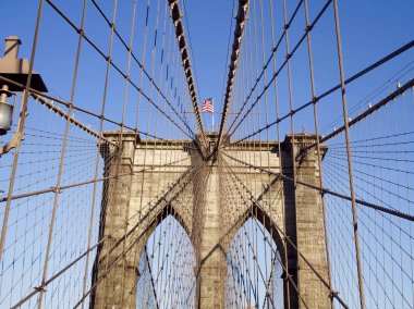 New York 'taki Brooklyn Köprüsü