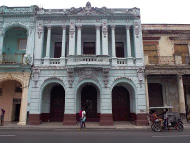 Havana'da Havana, Küba - 2 Mayıs 2016 - sömürge Binası