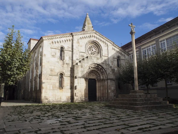Chiesa della Colegiata de Santa Maria a Coruna, Spagna — Foto Stock