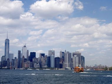 New York, Ee.Uu. -Temmuz, 26 2016 - feribot Staten Island