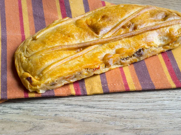 Spanish pie on a table — Stock Photo, Image