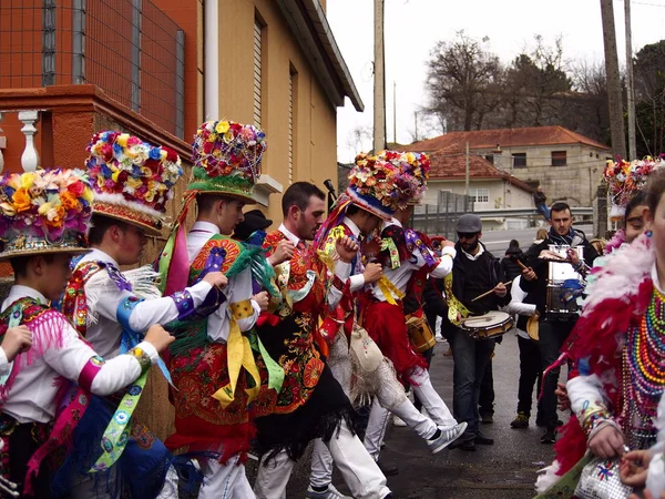 Santa Cristina Cobres Spain February 2016 Santa Cristina Cobres Carnival — стокове фото