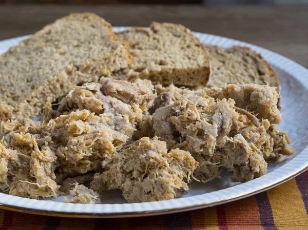 Galisyjski-chicharrones z chleba — Zdjęcie stockowe