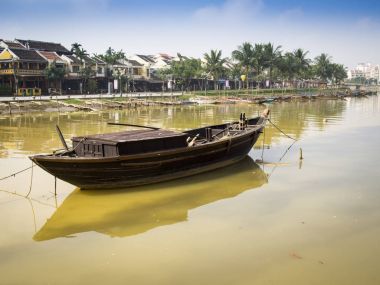 Hoi An Vietnam 13 Aralık 2017 görüntülemek eski Hoian şehir