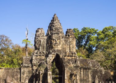 Kamboçya Angkor tapınakları tapınakta Bayon