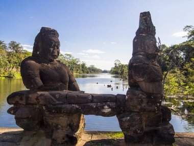 Kamboçya Angkor tapınakları tapınakta Bayon