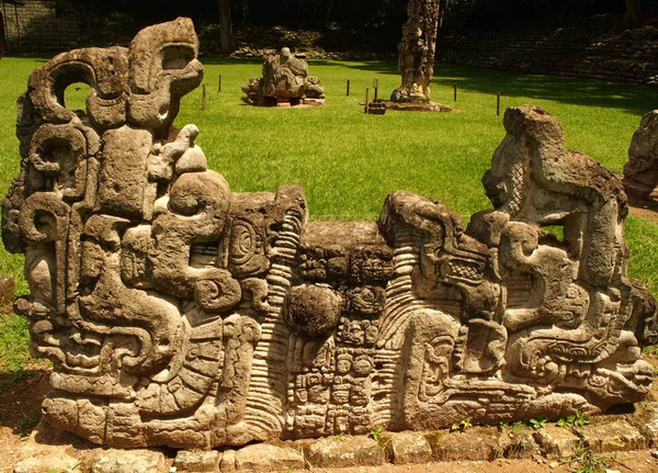 Sitio Arqueológico Copán Honduras — Foto de Stock