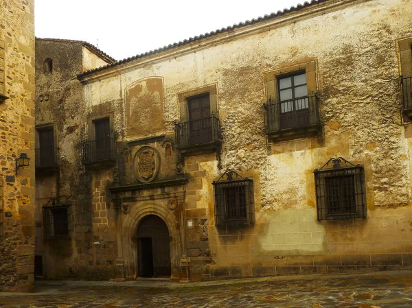 Oude binnenstad van Caceres in Spanje — Stockfoto