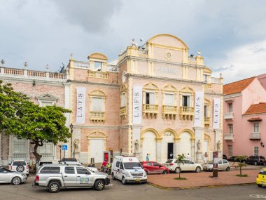 Cartagena de Indias - Kolombiya, 13 Kasım 2019 - Cartagena de Indias Heredia Tiyatrosu