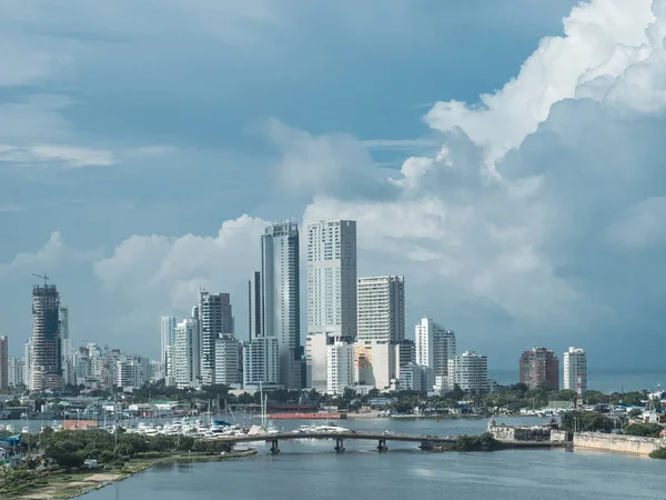 Panoramic view of Cartagena de Indias - Colombia — Stock Photo, Image