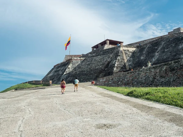 Castillo de San Felipe de Barajas en Cartagena de Indias - Colombia — Foto de Stock
