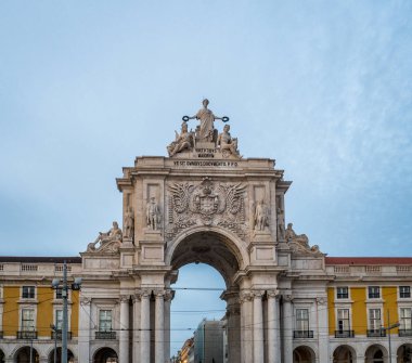 Rua Augusta Arch Lizbon Portekiz