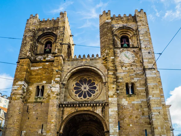 Se Kathedraal in Lissabon (Portugal)) — Stockfoto
