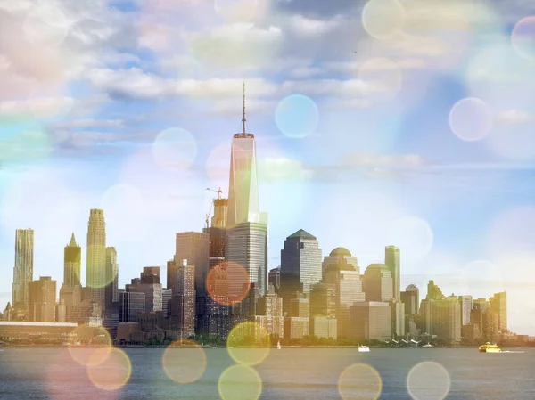Blick Von Hoboken Auf New York City — Stockfoto