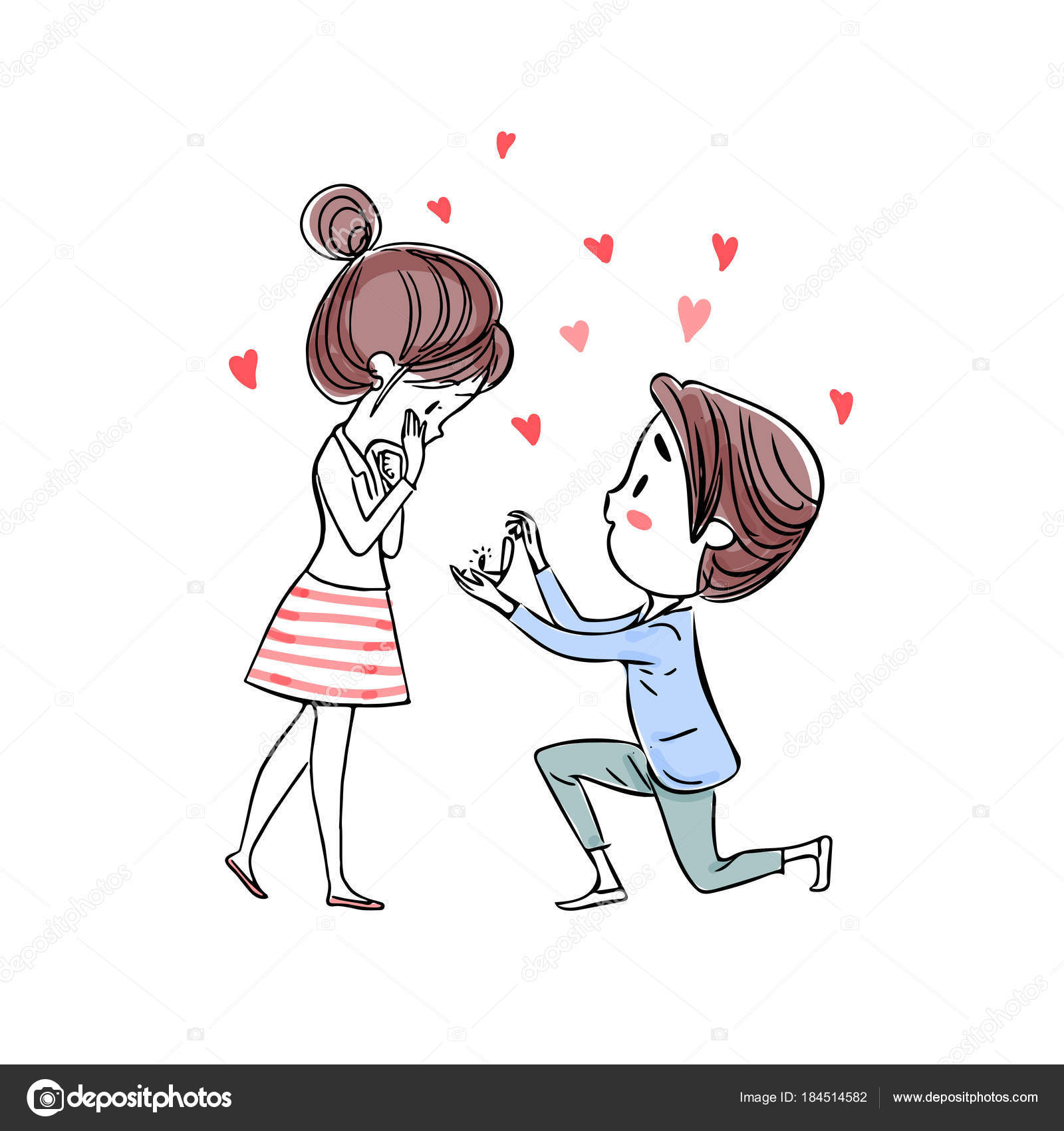 Pareja enamorada caricatura imágenes de stock de arte vectorial | Depositphotos Pareja enamorada caricatura imágenes de stock de arte vectorial | Depositphotos