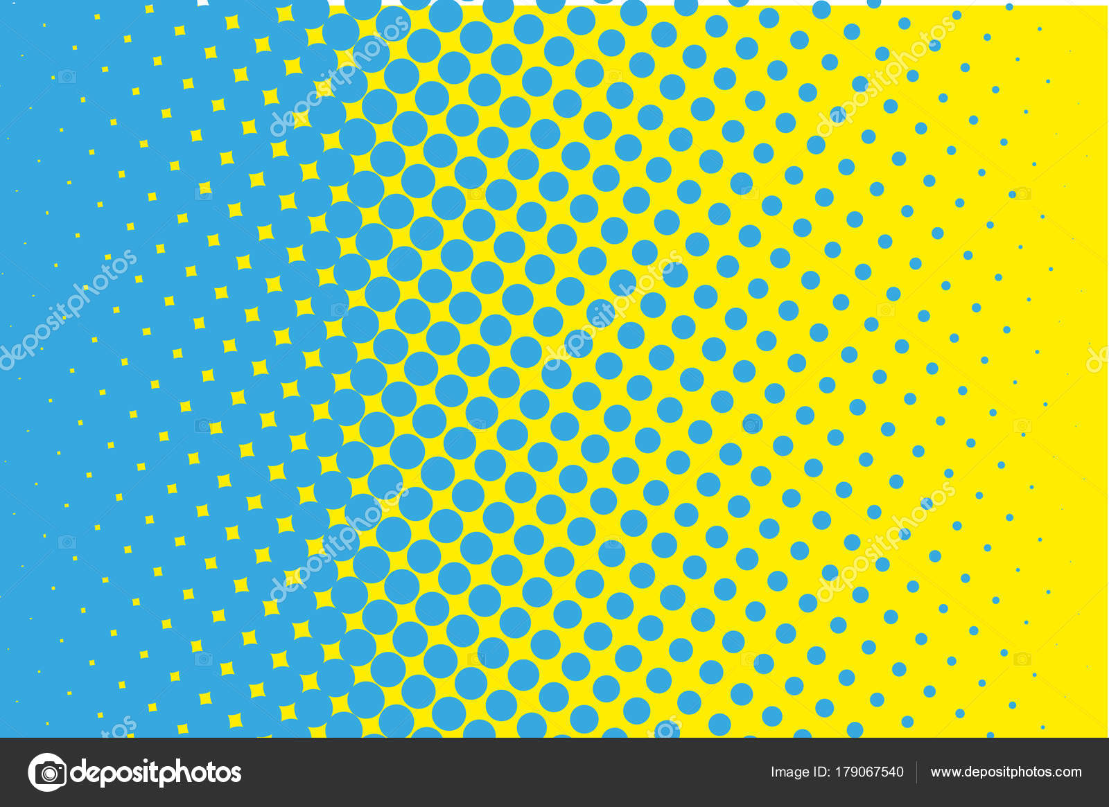 Comic pattern. Halftone background. Dotted retro backdrop, panels with dots, points, circles