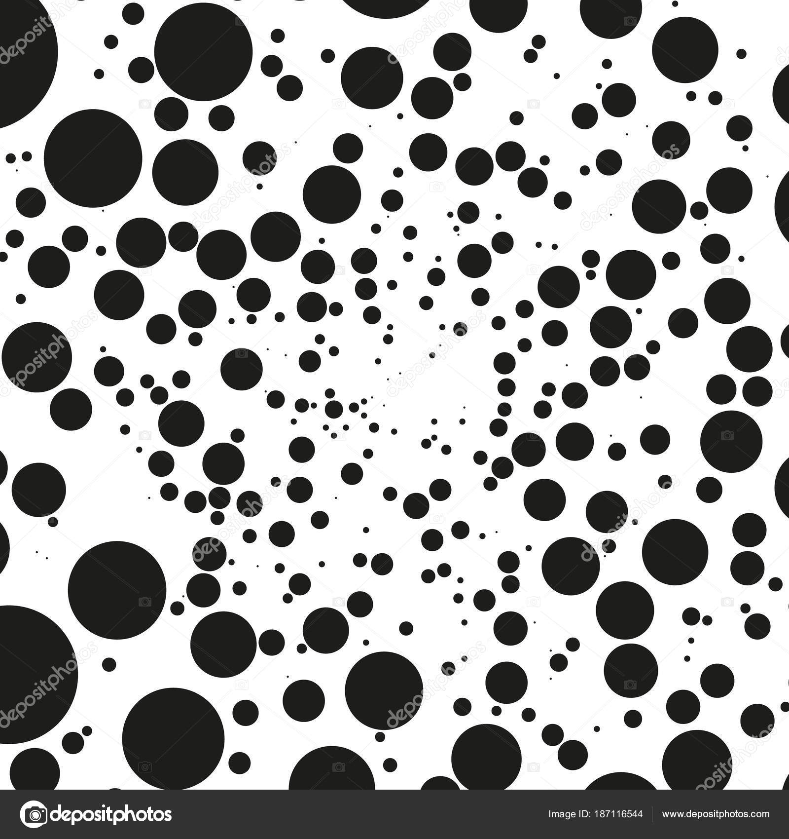 background with circles dots and points of different scale