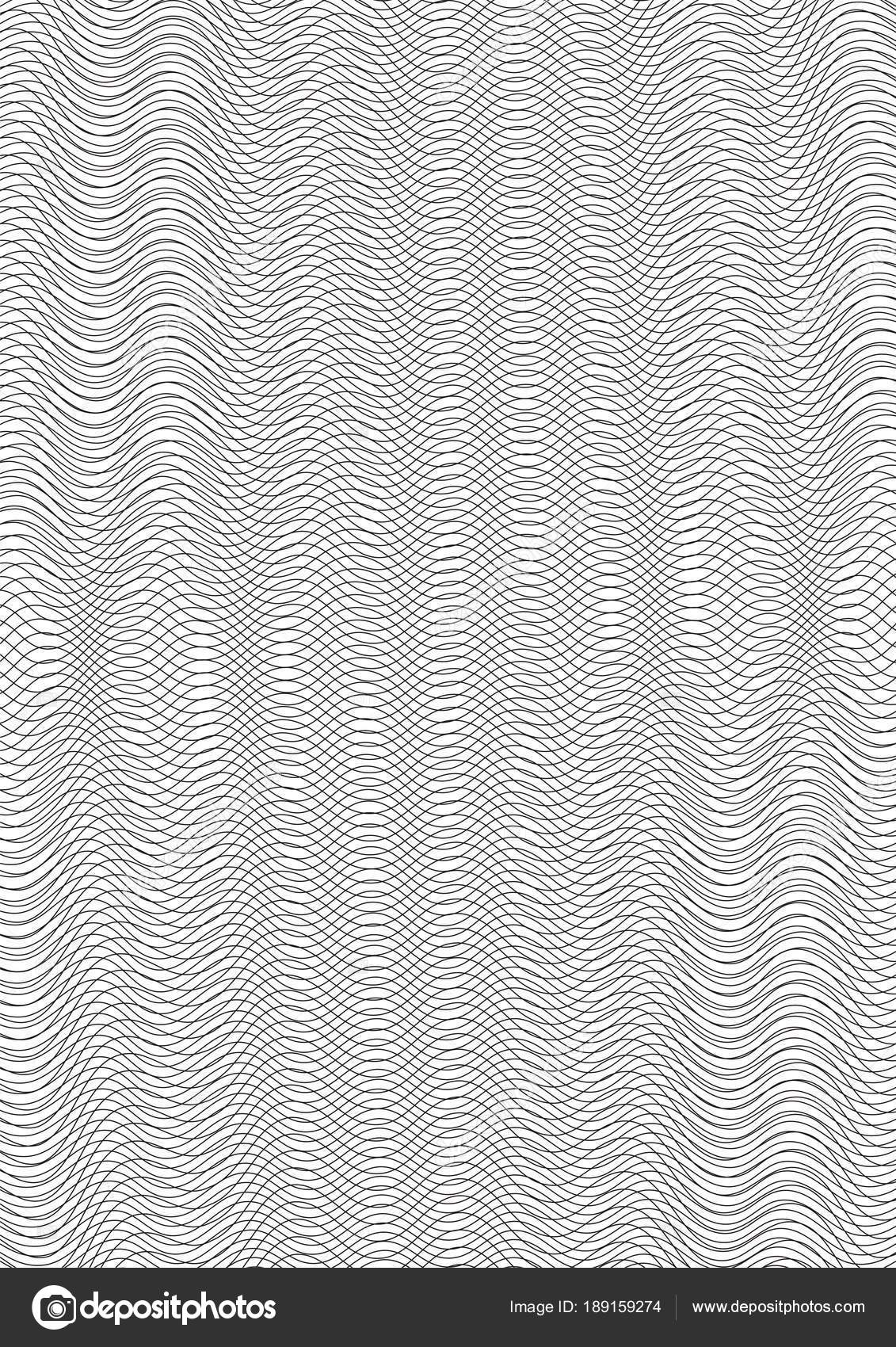 Guilloche background. A simple pattern with wavy lines. Moire ornament ...
