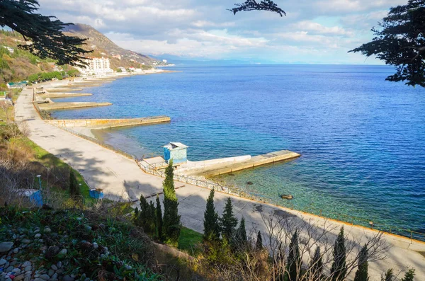 Crimeia, costa no mar Negro — Fotografia de Stock