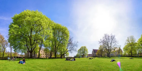 Polonia Poznan Parco Primavera — Foto Stock