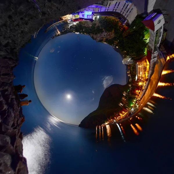 Crimea, Aluşta, Partenit, bear mountain, görünümünü cyclorama 