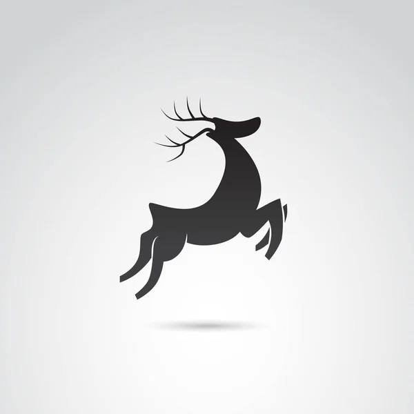 Deer Vector Icon Animal Art — Stock Vector